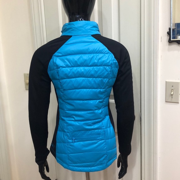 Calvin Klein Performance Jacket teal and black - Picture 3 of 6